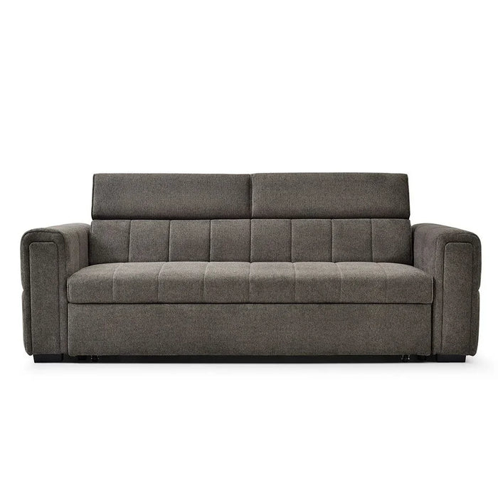Quinley Fabric Sofa Bed | Convertible Sleeping Sofa Bed | Comfortable Living Room Furniture L230xW97.5xH96cm - Dark Grey