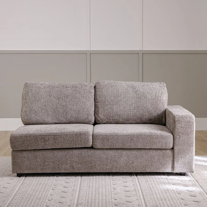 Odum 2 Seater Fabric Sofa With Right Arm Modern Design Two Seat Sofas Comfortable Living Room Furniture L184Xw99Xh90Cm