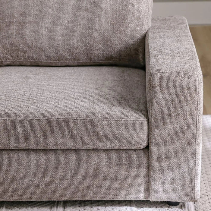 Odum 2 Seater Fabric Sofa With Right Arm Modern Design Two Seat Sofas Comfortable Living Room Furniture L184Xw99Xh90Cm