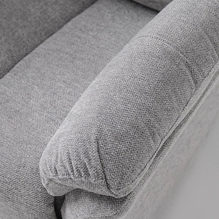 Premium Ezmir Manual Fabric Recliner With Glider & Swivel, Comfortable Upholstered Chair For Living Room, Modern Relaxing Seating & Stylish Decor  – Silver