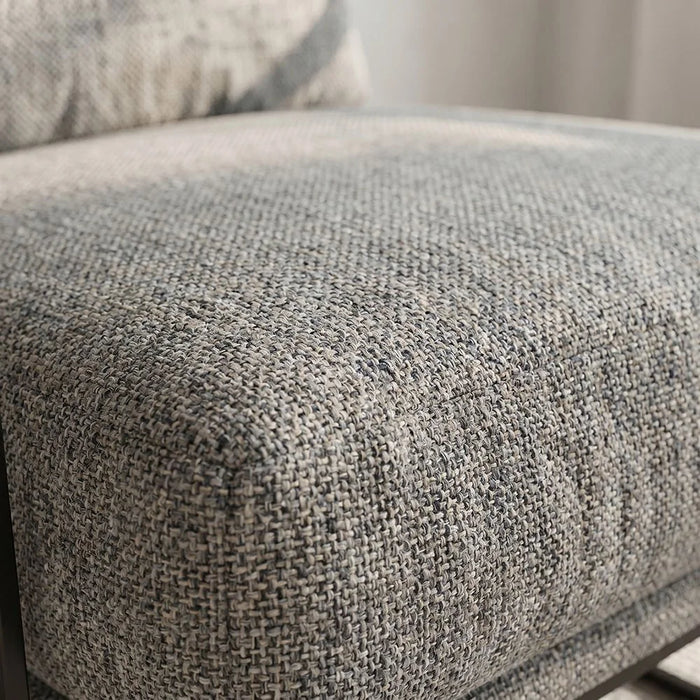Kena 1 Seater Fabric Accent Chair - Grey