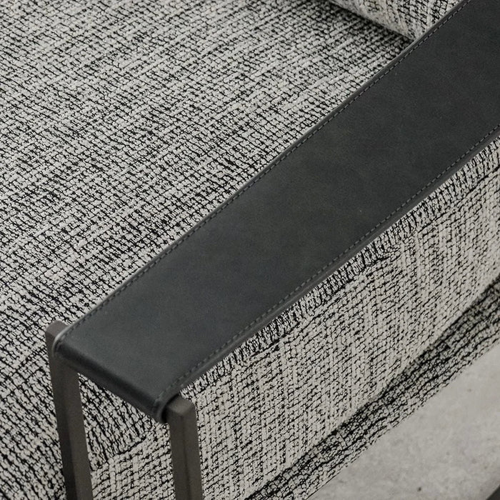 Kena 1 Seater Fabric Accent Chair - Grey