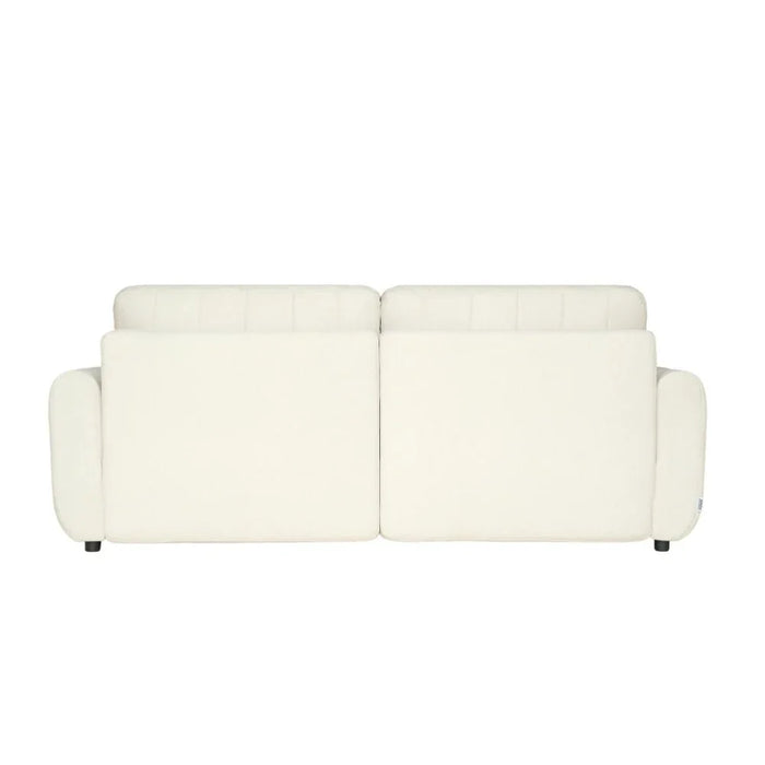 Nildur 2 Seater Fabric Sofabed | Convertible Sleeping Sofabed | Comfortable Living Room Furniture L228xW94xH95cm - Beige