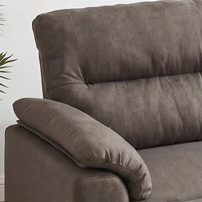 Balmond 3 Seater Fabric Sofabed Brown
