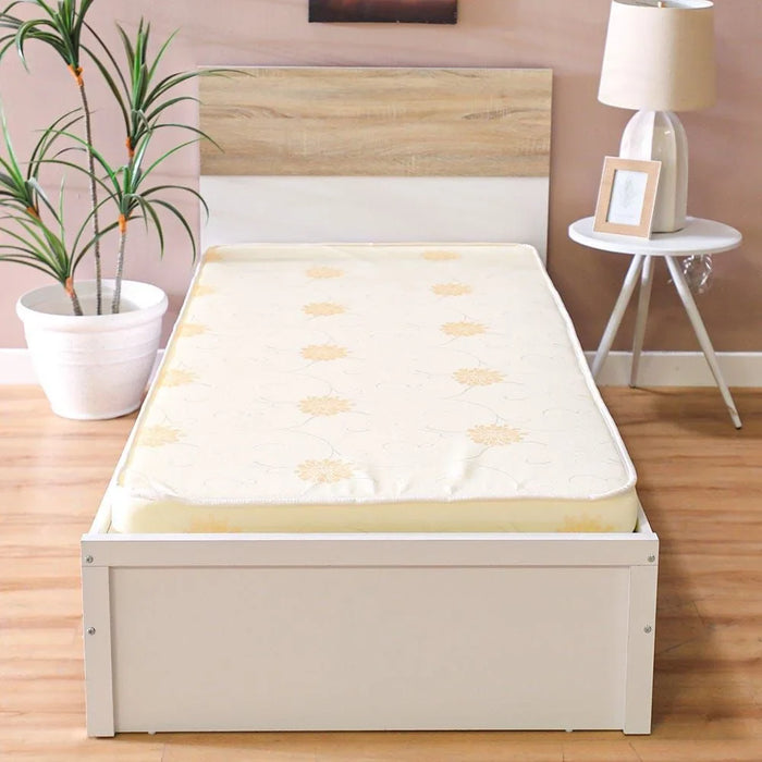 Comfy Foam American Quilted Single Mattress Soft Feel Size L 190 x W 90 x H 10 cm Thickness White