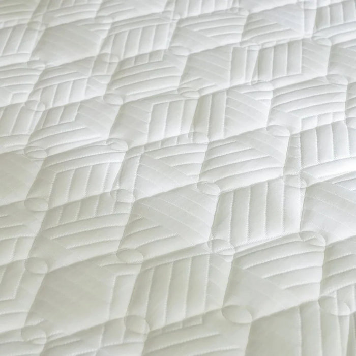 Freeze Gel lnfused Visco foam Pocket Spring Mattress | Medium Firm Feel | Single Bed Mattress | Spine Balance For Pressure Relief | 120x200 cm | Thickness 25cm-White