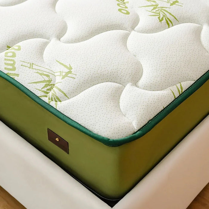 Copper Anti-BacteriaI HR Foam Pocket Spring Mattress | Medium Firm Feel | Queen Bed Mattress | Spine Balance For Pressure Relief | 150x200 cm | Thickness 25cm-White