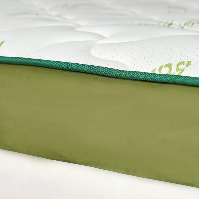 Copper Anti-BacteriaI HR Foam Pocket Spring Mattress | Medium Firm Feel | Queen Bed Mattress | Spine Balance For Pressure Relief | 150x200 cm | Thickness 25cm-White
