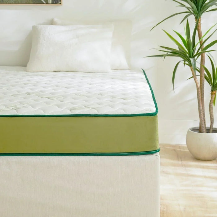 Copper Anti-BacteriaI HR Foam Pocket Spring Mattress | Medium Firm Feel | Super King Bed Mattress | Spine Balance For Pressure Relief | 200x200 cm | Thickness 25cm-White