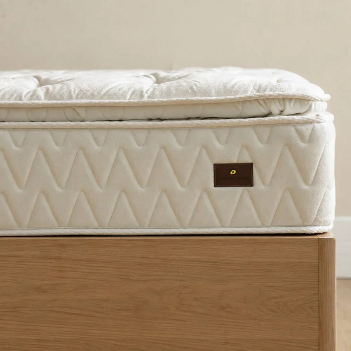 iMattress Im Ntbox B-9H26 Pocket Spring Mattress | Medium Soft Feel | Super King Bed Matttress | Spine Balance For Pressure Relief | Size 200x200 cm | Thickness 26cm-Off White