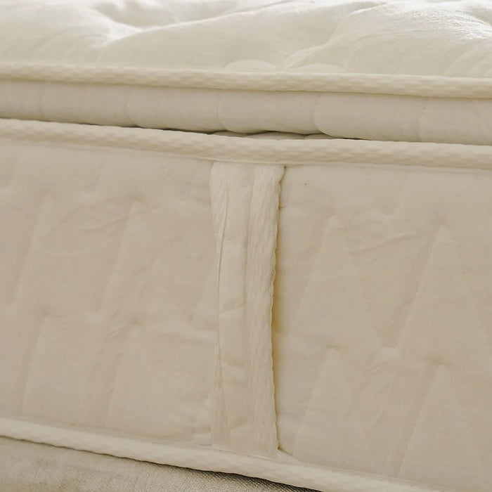 iMattress Im Ntbox B-9H26 Pocket Spring Mattress | Medium Soft Feel | Super King Bed Matttress | Spine Balance For Pressure Relief | Size 200x200 cm | Thickness 26cm-Off White