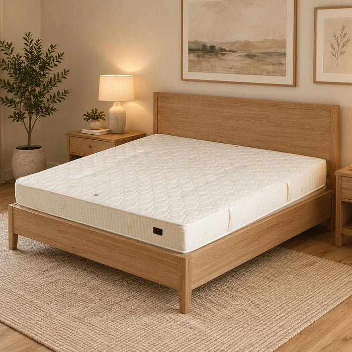 Posture Medicalpedic Bonnel Spring Mattress | Medium Firm Feel | King Bed Matttress | Spine Balance For Pressure Relief | Size 180x200 cm | Thickness 22cm-Cream