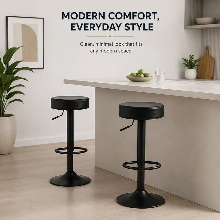 Reina Bar Stool Black 35 X 38 X 63cm