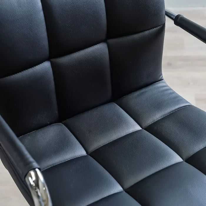 Rhoda Bar Stool Black 53 X 49 X 94cm