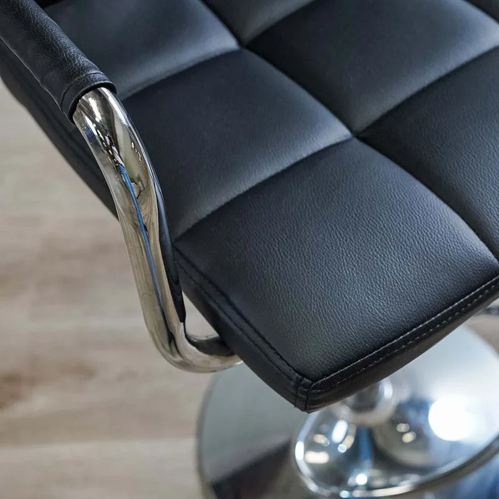Rhoda Bar Stool Black 53 X 49 X 94cm