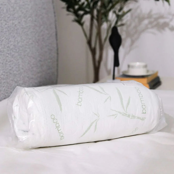 Shredded Pillow Hypoallergenic Side And Back Sleeping Pillows For Neck And Shoulder Support Polyester White 65x45x14cm