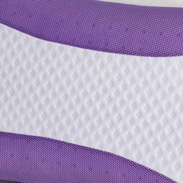 Repose Double Jacquard 3D Mesh Aroma Pillow Aromatherapy Sleep Pillow for Relaxation Soft, Breathable, Ergonomic Support for Neck And Shoulders Perfect for Restful Sleep 60X40X12Cm