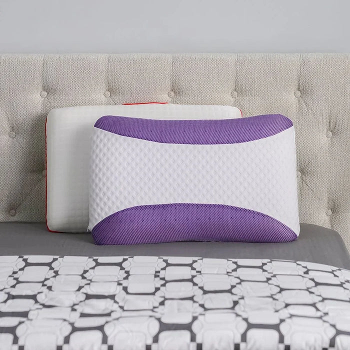 Repose Double Jacquard 3D Mesh Aroma Pillow Aromatherapy Sleep Pillow for Relaxation Soft, Breathable, Ergonomic Support for Neck And Shoulders Perfect for Restful Sleep 60X40X12Cm