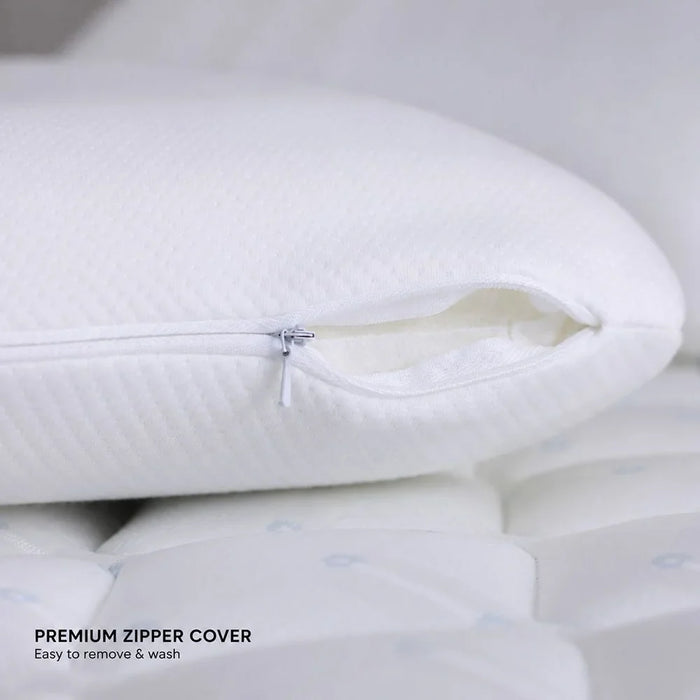 Mars Twin Medium Firm Foam Pillows for Sleep Support