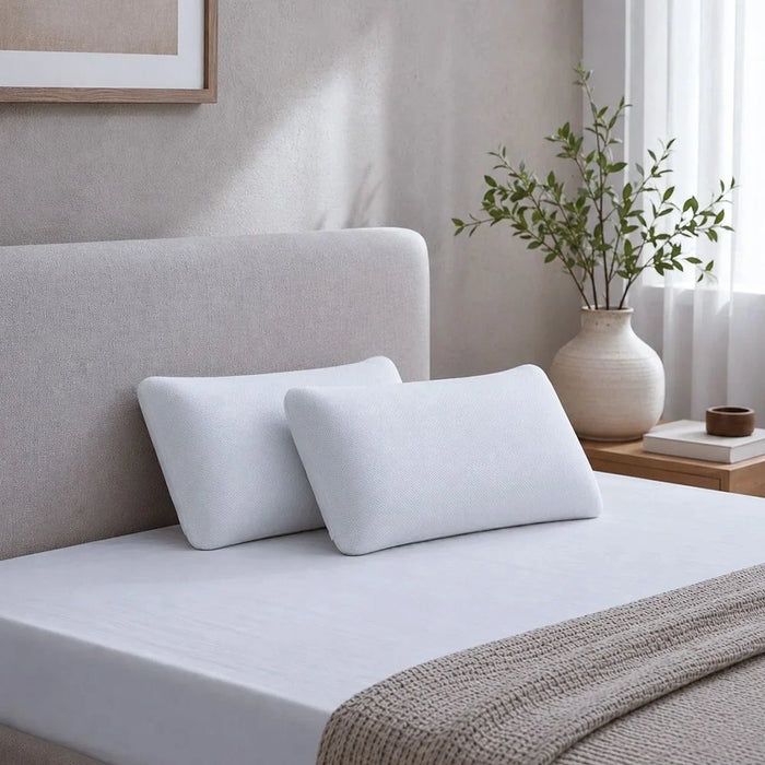 Mars Twin Medium Firm Foam Pillows for Sleep Support
