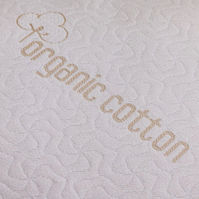 Organic Cotton Pillow - Beige, 50x70CM, For Sleep Support
