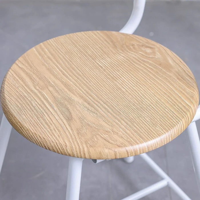 Alyaz 1+2 Dining Set - Stylish Sonoma Oak/White Dining Room Furniture, 2-Seater Table & Chairs, Engineered Wood with Metal Legs, Ideal for Small Spaces