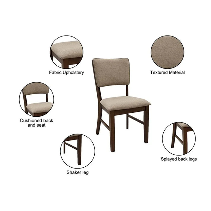 11-Piece Raytown 1 + 10 Solidwood Dining Set Dining Set Sturdy Kitchen Dining Table With 10-Seater Dining Chairs Wooden Modern Design Furniture For Home Dining Room - Walnut/Brown