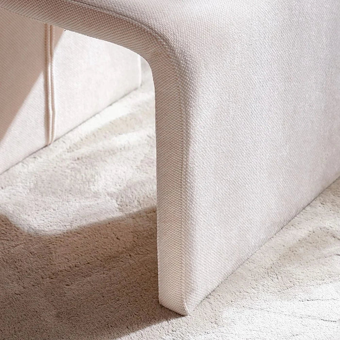 Nordomi 8 Seater Stone Top Dining Table | Sturdy Dining Table Without Chairs | Modern Design Desk Furniture For Kitchen And Dining Room L220xW100xH75.7cm-Cream/Natural Oak