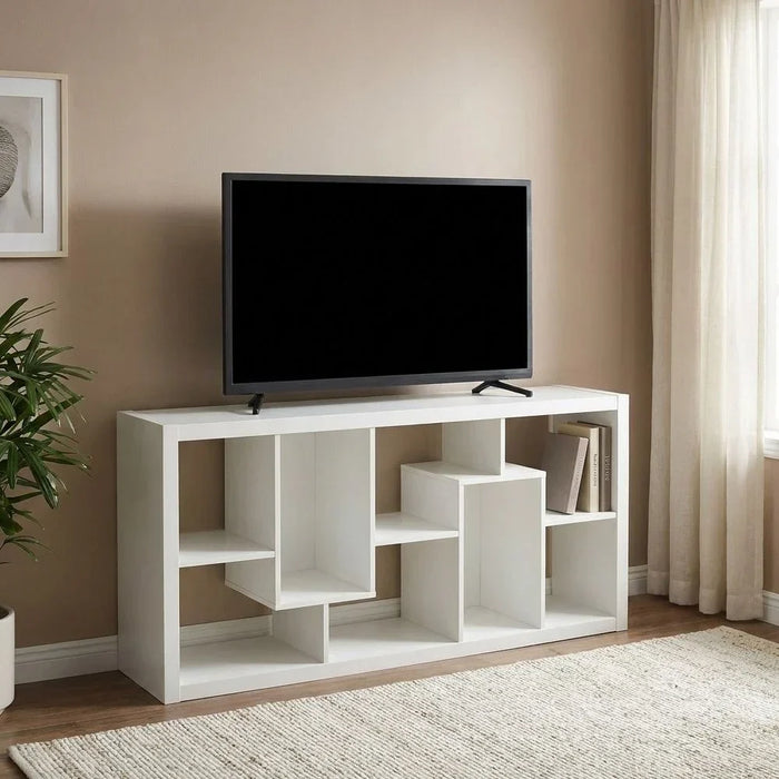 Cierra Book Case/TV Unit White 78 X 31.5 X 159cm