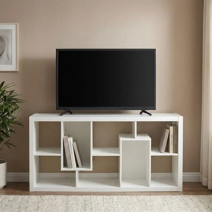 Cierra Book Case/TV Unit White 78 X 31.5 X 159cm