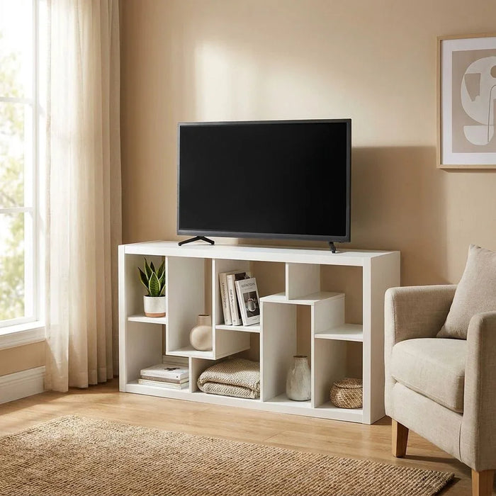 Cierra Book Case/TV Unit White 78 X 31.5 X 159cm