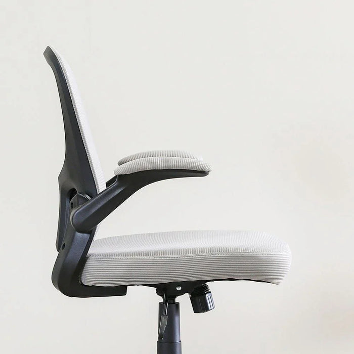 Alorica Office Chair Mid Back Ergonomic Gaming Chair Modern Home Desk Computer Chair 360° Swivel Office Chairs Adjustable Lumbar Support L 61 x W 62 x H 95 cm Light Grey