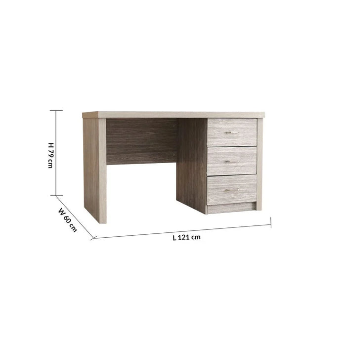 Saturn Office Desk Computer Table Office Desk Workstation Modern PC Laptop Gaming Table Wooden Study Table For Home Office Made In Malaysia L 120.7 x W 60.3 x H 78.4 cm Grey Oak