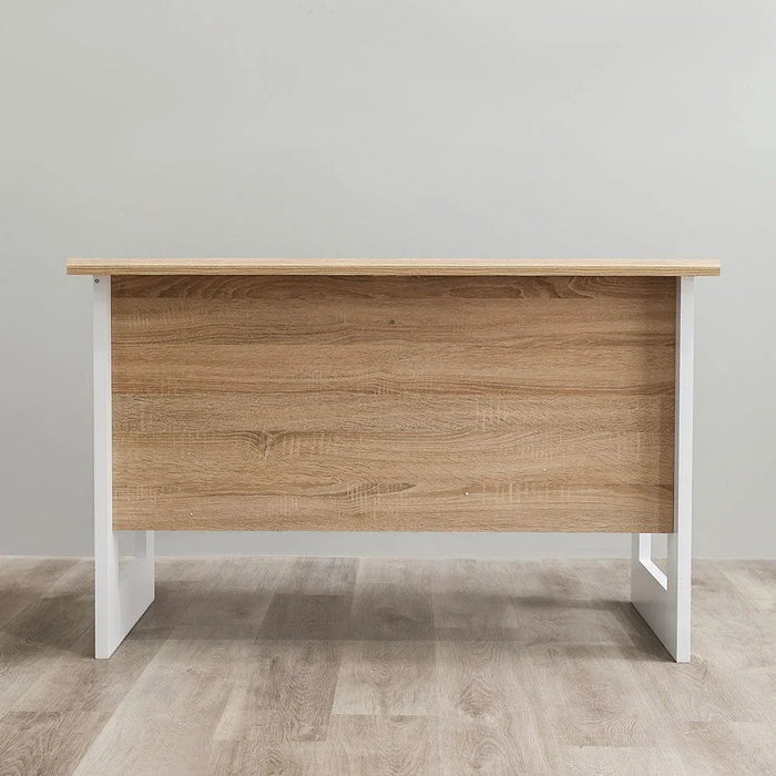 Tecno Study Desk Computer Table Office Desk Workstation Modern PC Laptop Gaming Table Wooden Study Table For Home Office L 120.5 x W 70 x H 77.5 cm White Oak & White