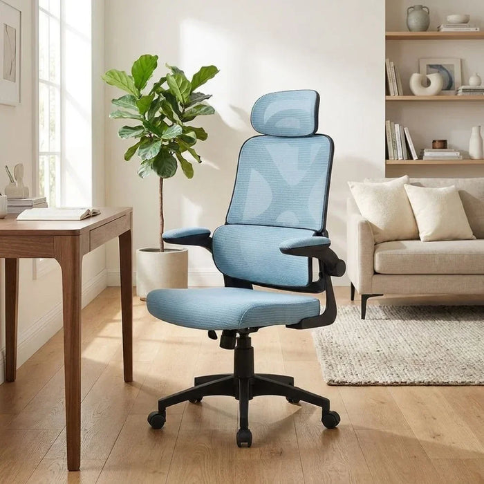 Modway Office Chair High Back Ergonomic Gaming Chair Modern Home Desk Computer Chair 360Â° Swivel Office Chair Adjustable Height Chair L 61x32x58 cm  Blue/Black
