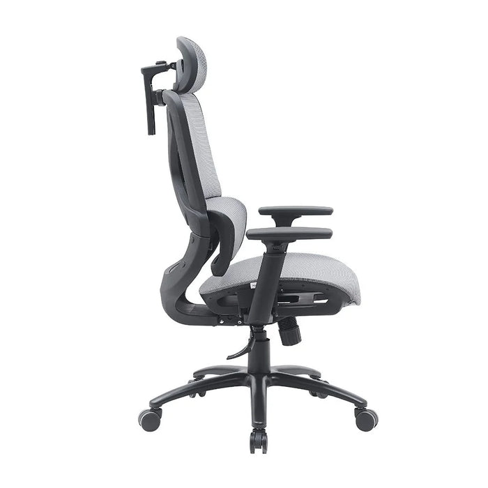 Harwich Office Chair High Back Ergonomic Gaming Chair Modern Home Desk Computer Chair 360Â° Swivel Office Chair Adjustable Height Chair L 67x38x65 cm  Grey/Black