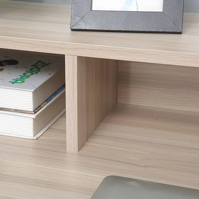 Gracyn Study Desk Computer Table Office Desk Workstation Modern PC Laptop Gaming Table Wooden Study Table For Home Office Ash White