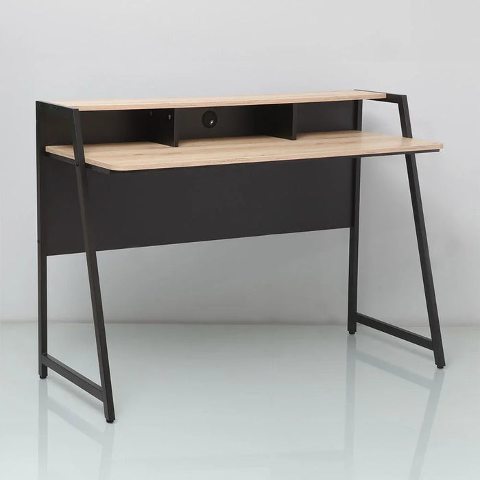 Gracyn Study Desk Computer Table Office Desk Workstation Modern PC Laptop Gaming Table Wooden Study Table For Home Office Oak/Black