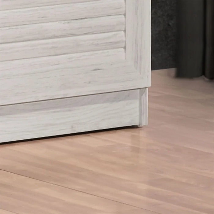 Zenith 1-Door And 1 Drawer Study Desk Writing Desk With Storage Modern office Desk Compact Desk For Home office Bedroom Study Room Stylish Desk - White Oak And Cement