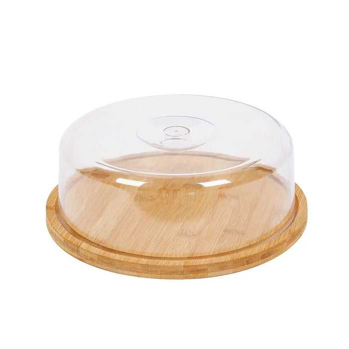 Aaron Round Bamboo Cake Box With Lid Nature & Clear D27.5 X 10.3 Hcm
Fy23019