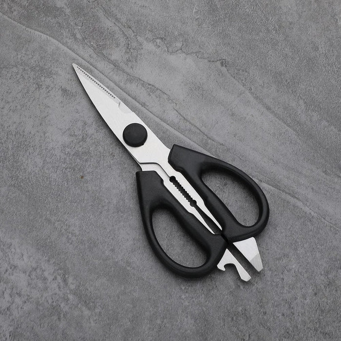 Danube Home Chef'S Delight Celina Kitchen Scissors 21Cm Premium Stainless Steel Ergonomic Design Multi-Purpose Scissors For Efficient Cutting Black