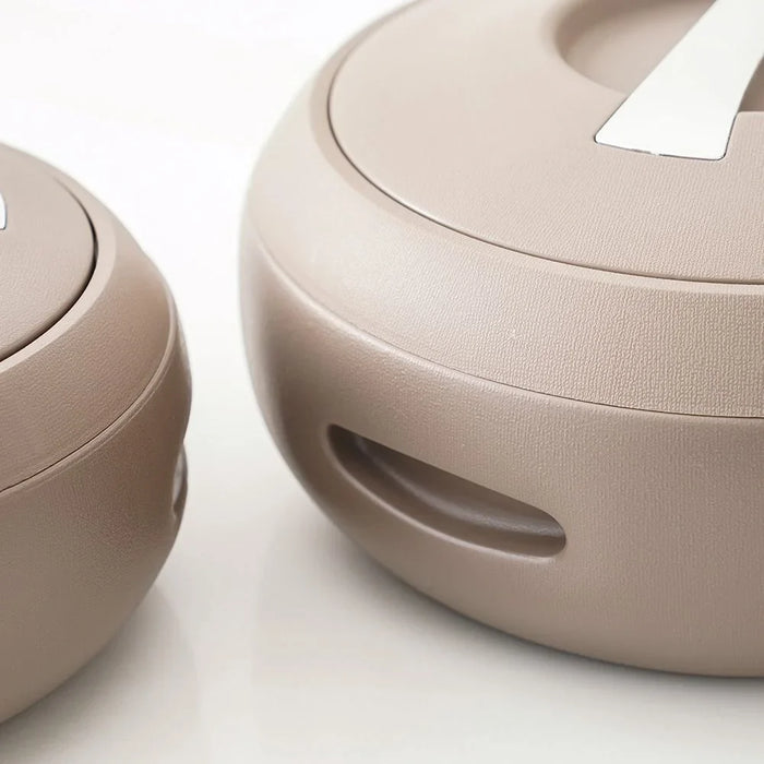 Gourmet 3-Piece Casserole Set 2000,3000,5000ml, Grey, PP with Stainless Steel, Casserole Set For Meal Preparation