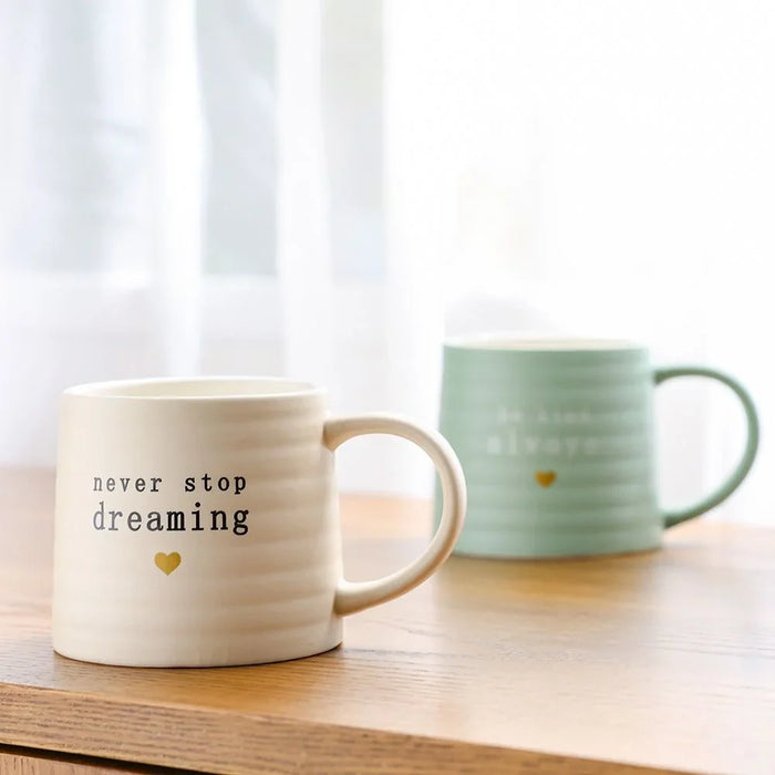 Danube Home Danube Essential 2-Piece New Bone China Mug Set Elegant Durable Perfect For Everyday Use And Gifting 8.6X9.6X8.6Cm 370Ml