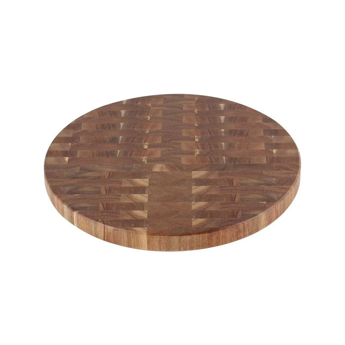 Loretta Acacia Wood Chopping Board Nature – Premium Kitchen Cutting Board, Durable, Non-Slip, Eco-Friendly, Perfect for Food Prep, Slicing & Chopping 40X40X3Cm