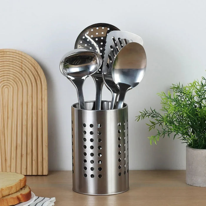 Chef's Delight 5-Piece Stainless Steel Gadget Set Silver – Premium Kitchen Tools, Durable & Rust-Resistant, Perfect for Cooking, Baking, and Food Preparation | Easy to Clean