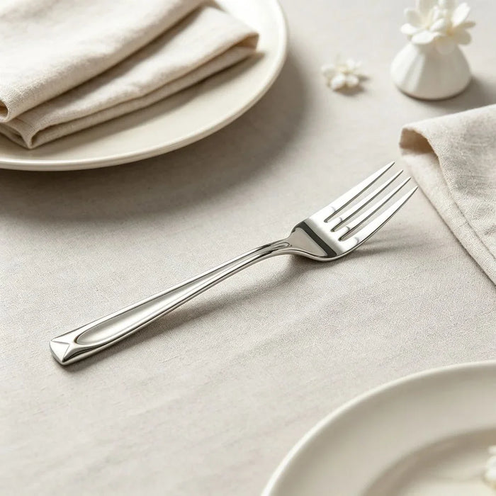 Raha 24-Piece Cutlery Set – Premium Stainless Steel Flatware Set with Forks, Knives, Spoons for Dining and Kitchen, Elegant Durable Design, Ideal for Home, Parties & Restaurants -Serves 6