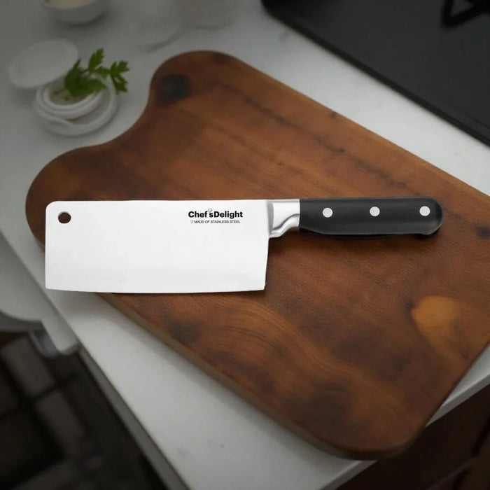 Chef’s Delight Chopper Knife – Heavy-Duty Stainless Steel Kitchen Knife for Chopping, Slicing, and Dicing Vegetables & Meat | Ergonomic Handle | Home & Professional Chef Tool 6.5Inch