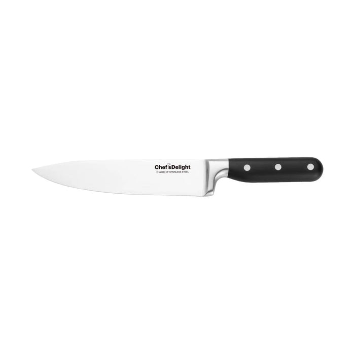 Chef’s Delight Chef Knife – Professional Stainless Steel Kitchen Knife for Precision Cutting, Chopping & Slicing | Ergonomic Handle | Essential Chef Tool for Home & Commercial Use 8Inch
