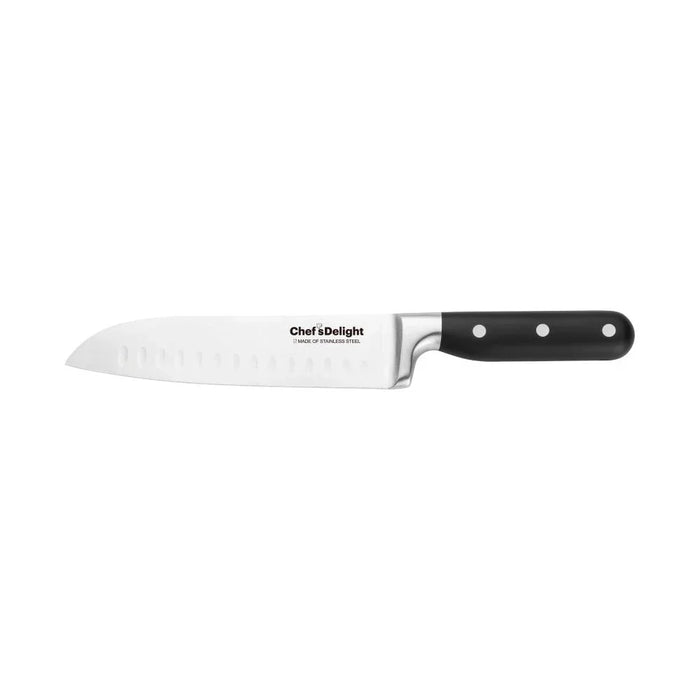 Chef’s Delight Santoku Knife – Premium Stainless Steel Japanese Kitchen Knife for Precision Chopping, Slicing & Dicing | Ergonomic Handle | Professional & Home Use Essential 7Inch