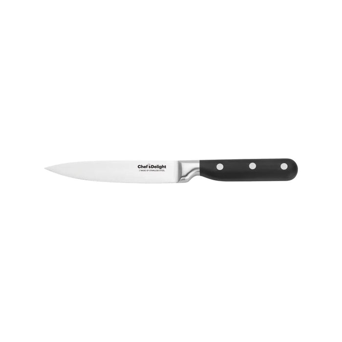 Chef’s Delight 5 Inch Utility Knife – Sharp Stainless Steel Kitchen Knife for Versatile Cutting, Slicing & Dicing | Ergonomic Handle | Essential Cooking Tool for Home & Pro Use